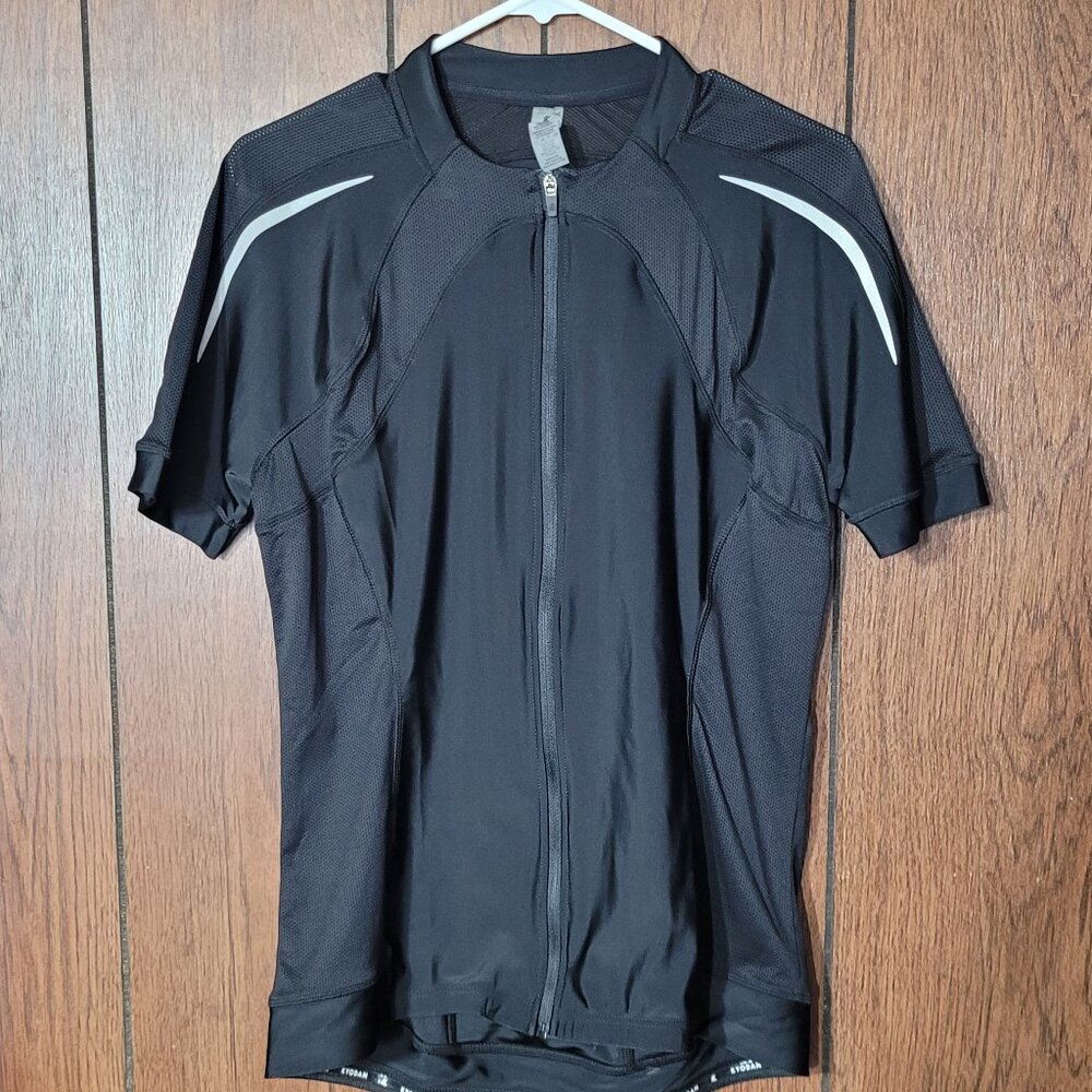 Kyodan Women's Cycling Jersey XL – Black – Full Zip – 3 Pockets – Bundle & Save!
